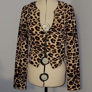 Leopard Blazer Jacket